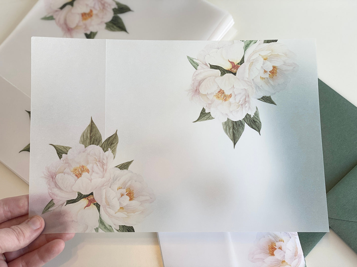 Peony Vellum Wrap