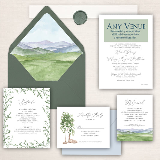 Pippin Hill Farm & Vineyards Invitations
