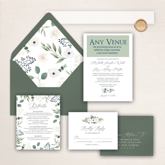 San Jose Country Club Invitations