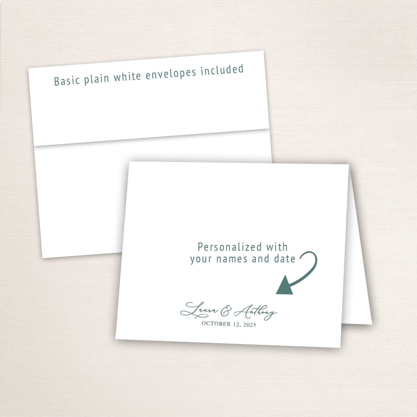 Crest Thank You Cards