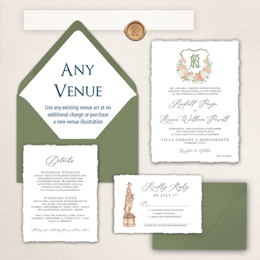 Villa Corsini a Mezzomonte Invitations