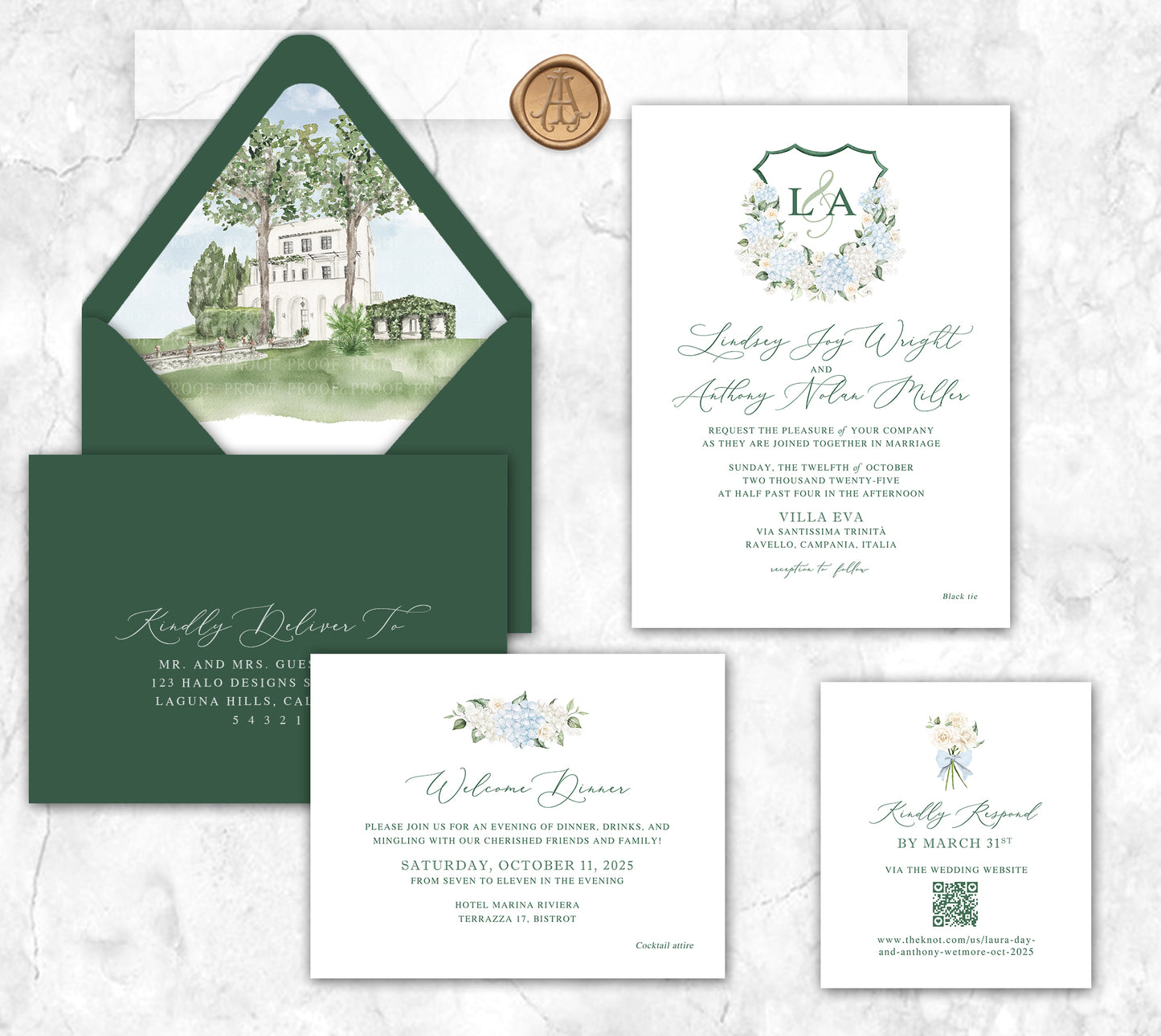 Crest Four Piece Set