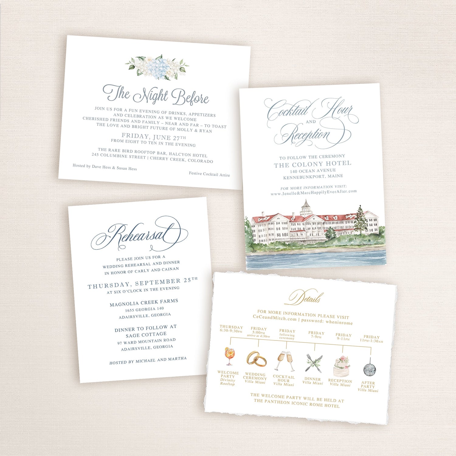 Invitation Inserts