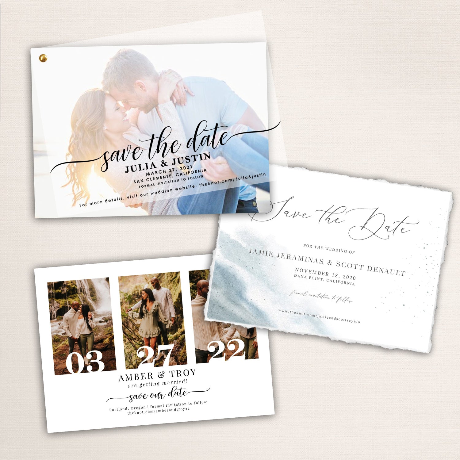 Non-venue save the dates