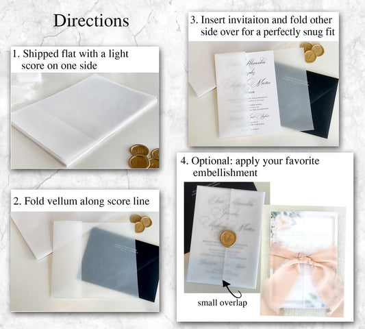 Plain Vellum Wrap