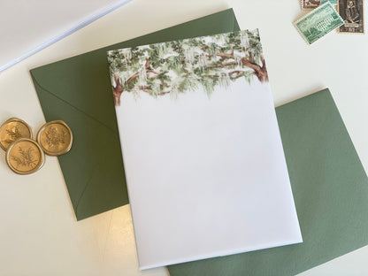 Oak with Spanish Moss Vellum Wrap