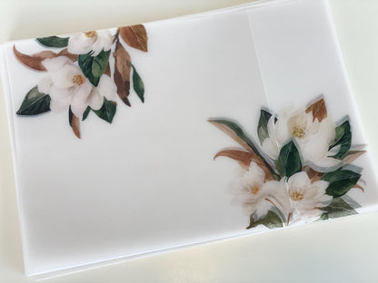 Magnolia Vellum Wrap + Matching Envelope