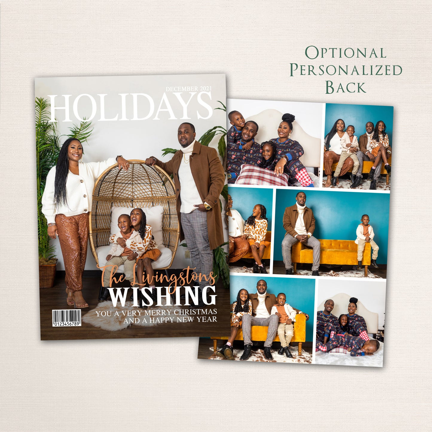 Magazine Cover Holiday Card #47