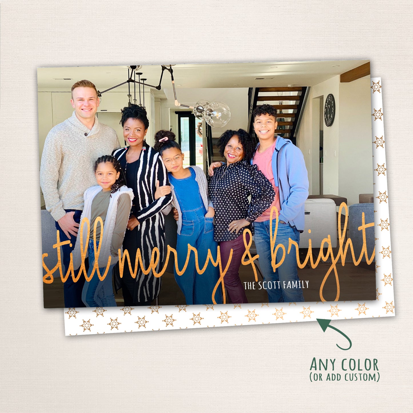 Joyful Photo Christmas Card #65