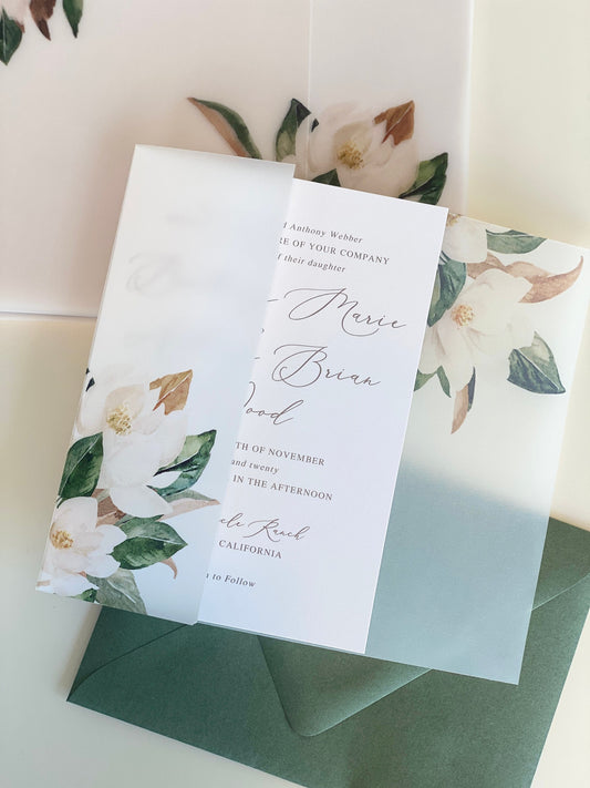 Magnolia Vellum Wrap