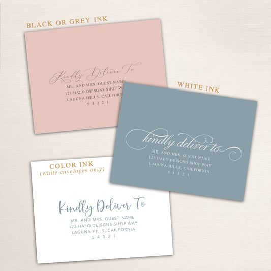 Add Envelope Address Printing