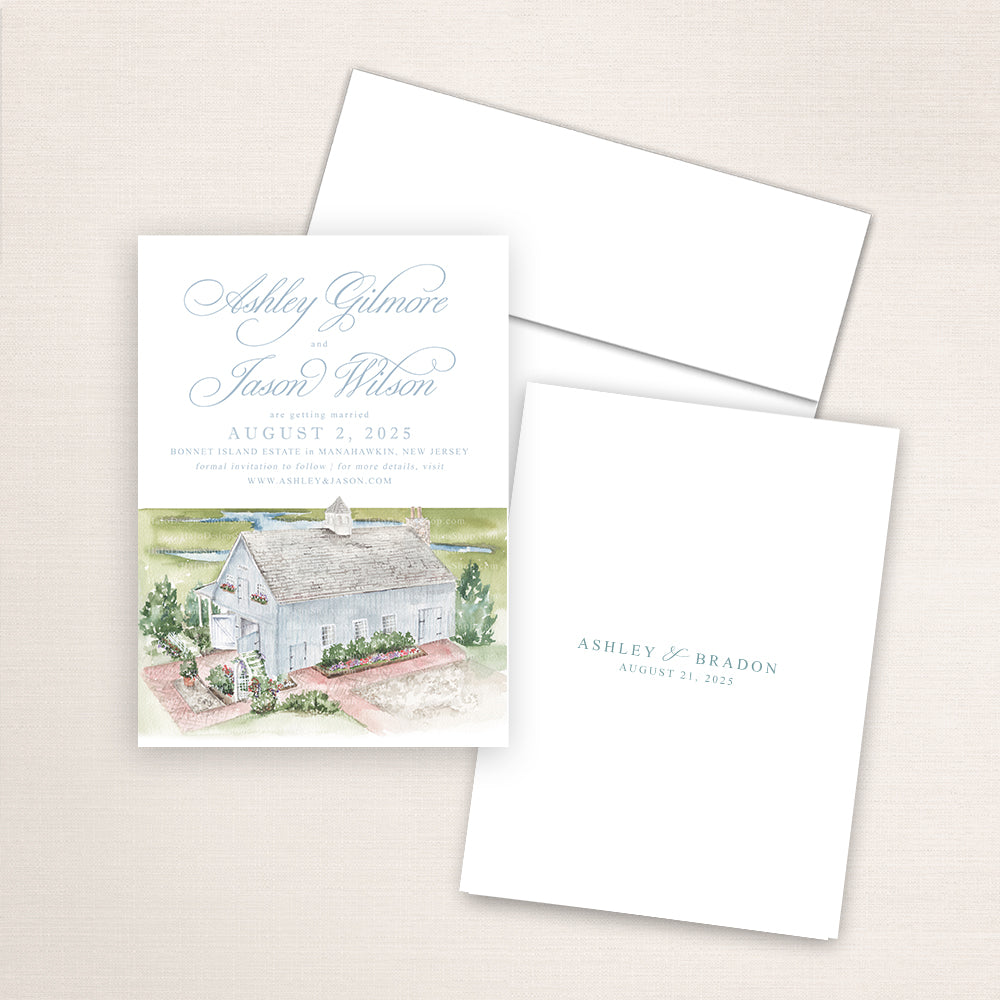 Bonnet Island Estate Chapel Save the Date