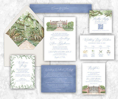Boone Hall Plantation Invitations
