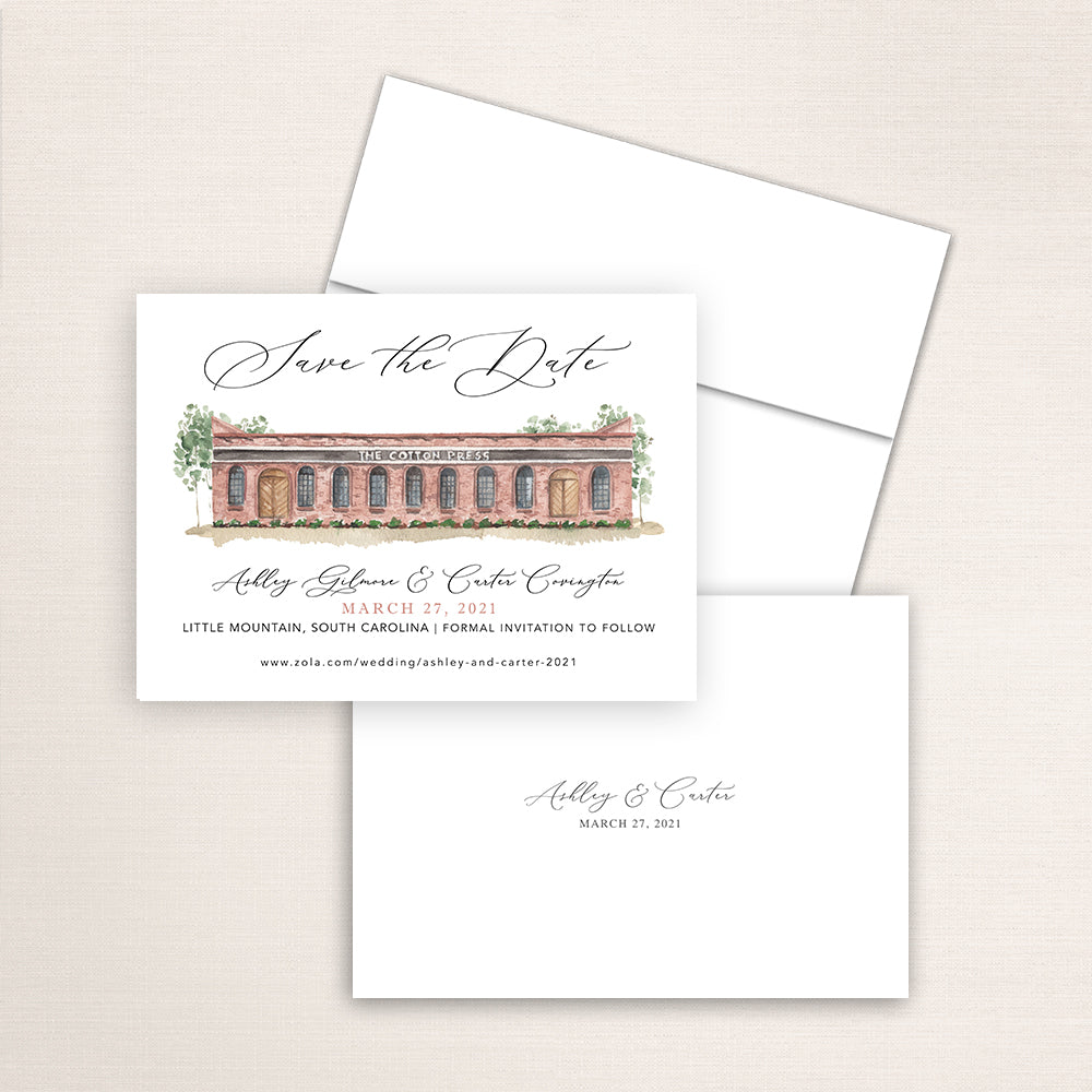 Cotton Press Save the Date