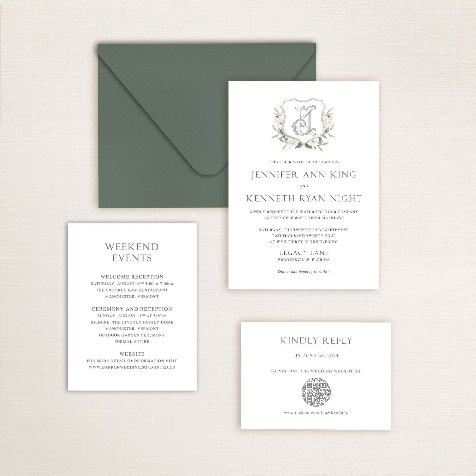 Crest Four Piece Set