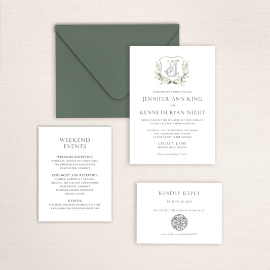 Crest Three Card Set