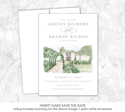 Edinburgh West Sketch Save the Date