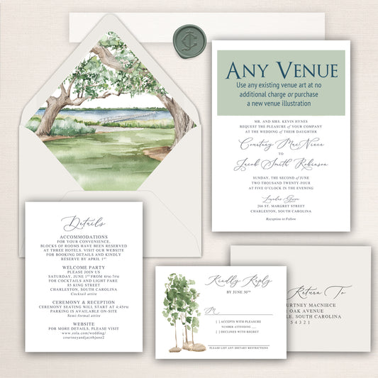 Lowndes Grove Invitations