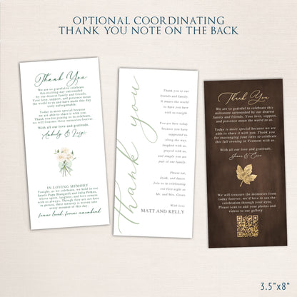 Menus with Guest's Names