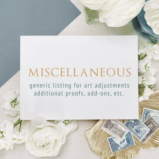 Miscellaneous