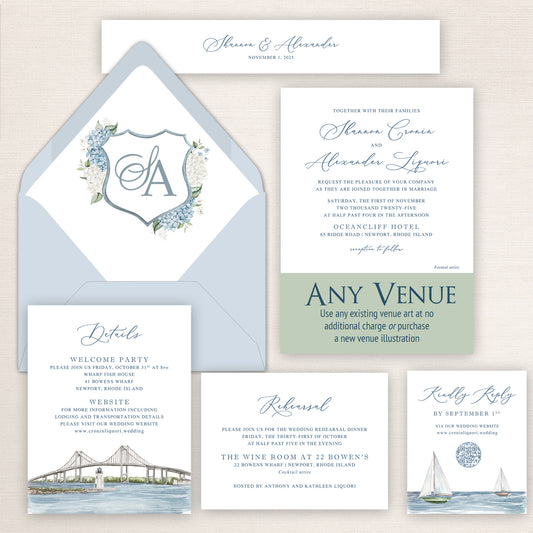 Coastal Wedding Invitations