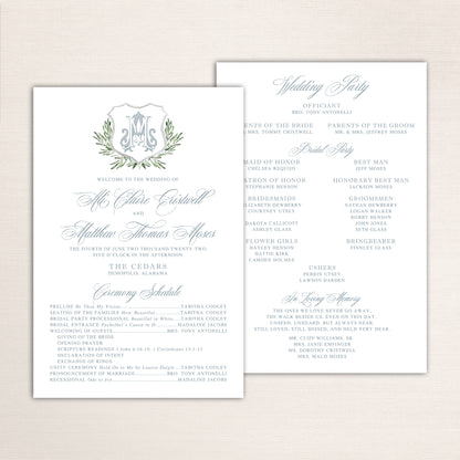 Wide Wedding Programs