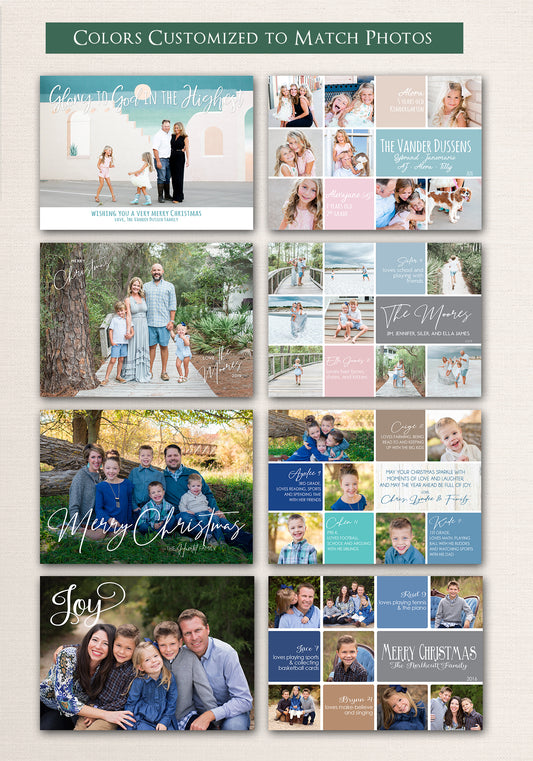 Merry Christmas Signature Photo Card #70h