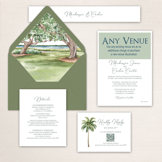 Spanish Hills Club Invitations