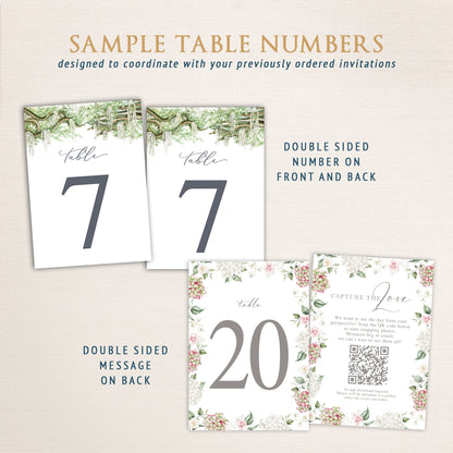 Table Numbers