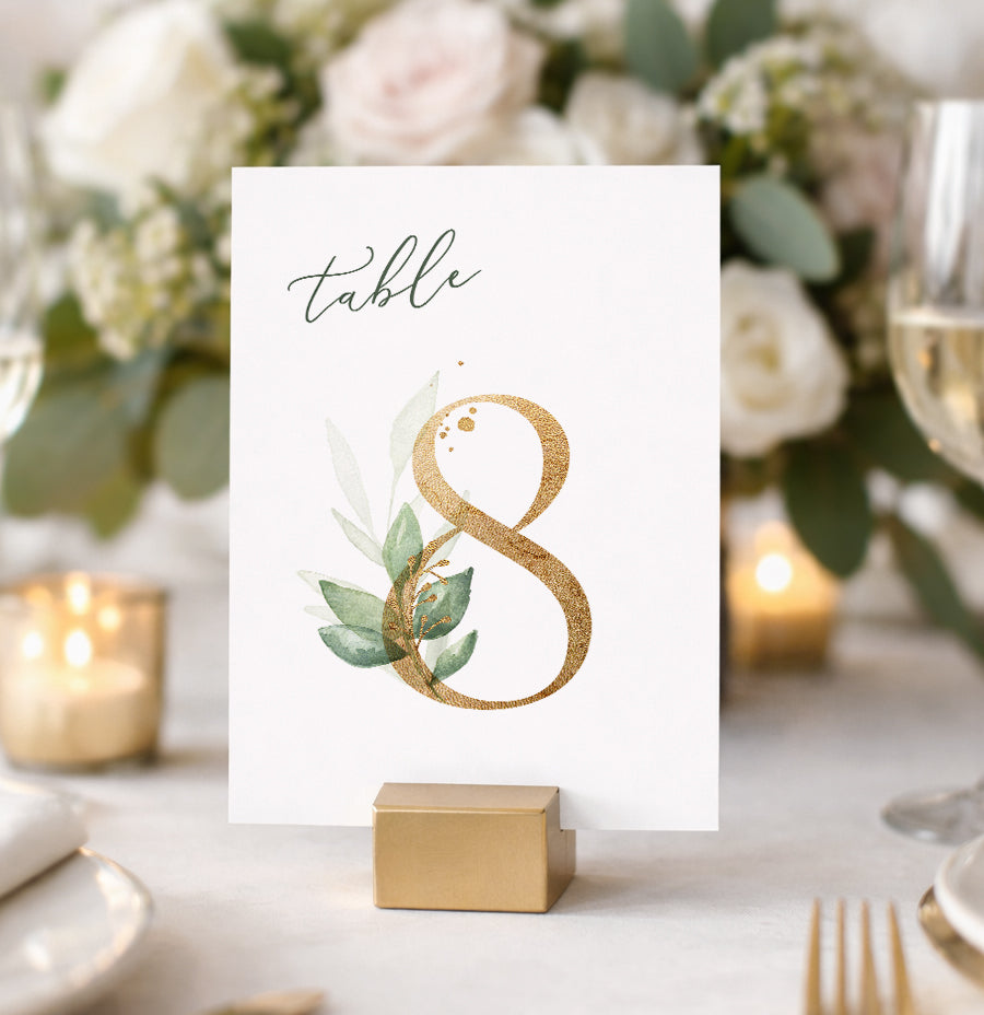 Table Numbers
