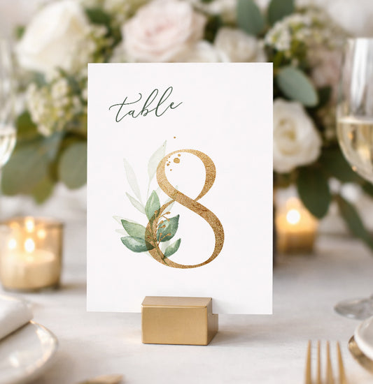 Table Numbers