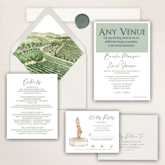 Viansa Winery Invitations