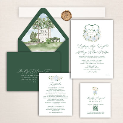 Edward Anne Estate at Bavaria Downs Invitations