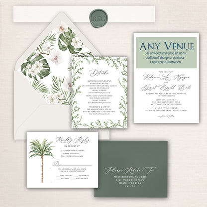 Villa Woodbine Invitations