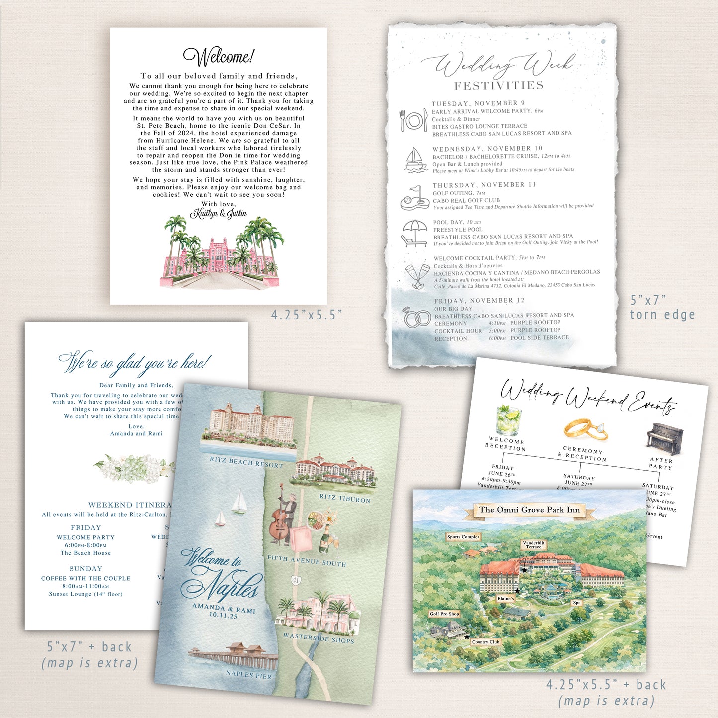 Welcome Cards