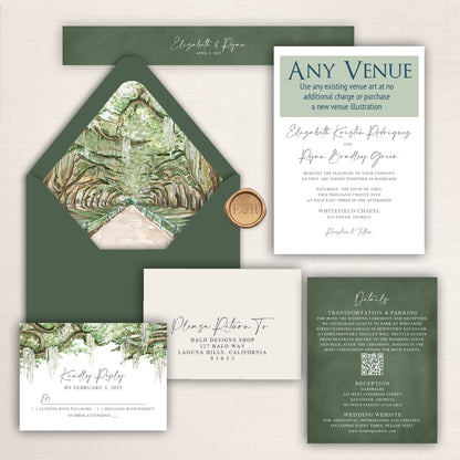 Southern Live Oak Invitations