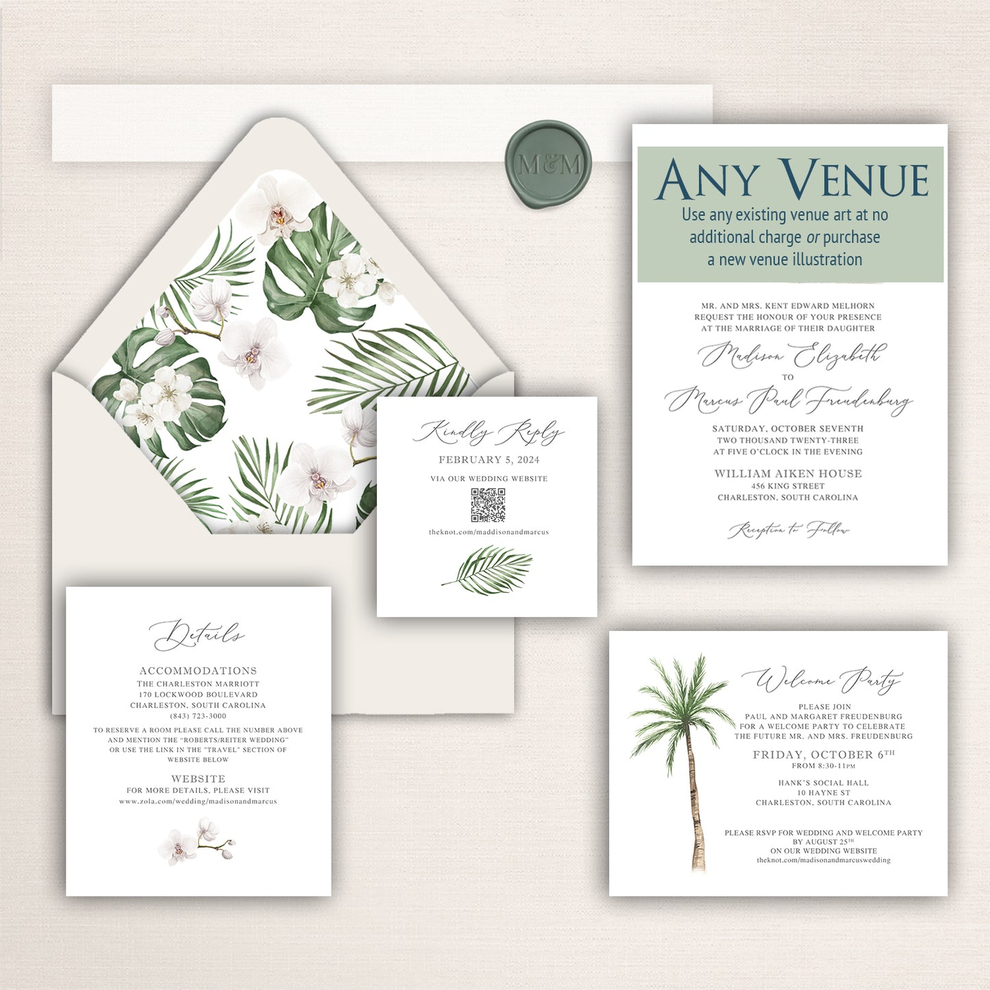 William Aiken House Invitations