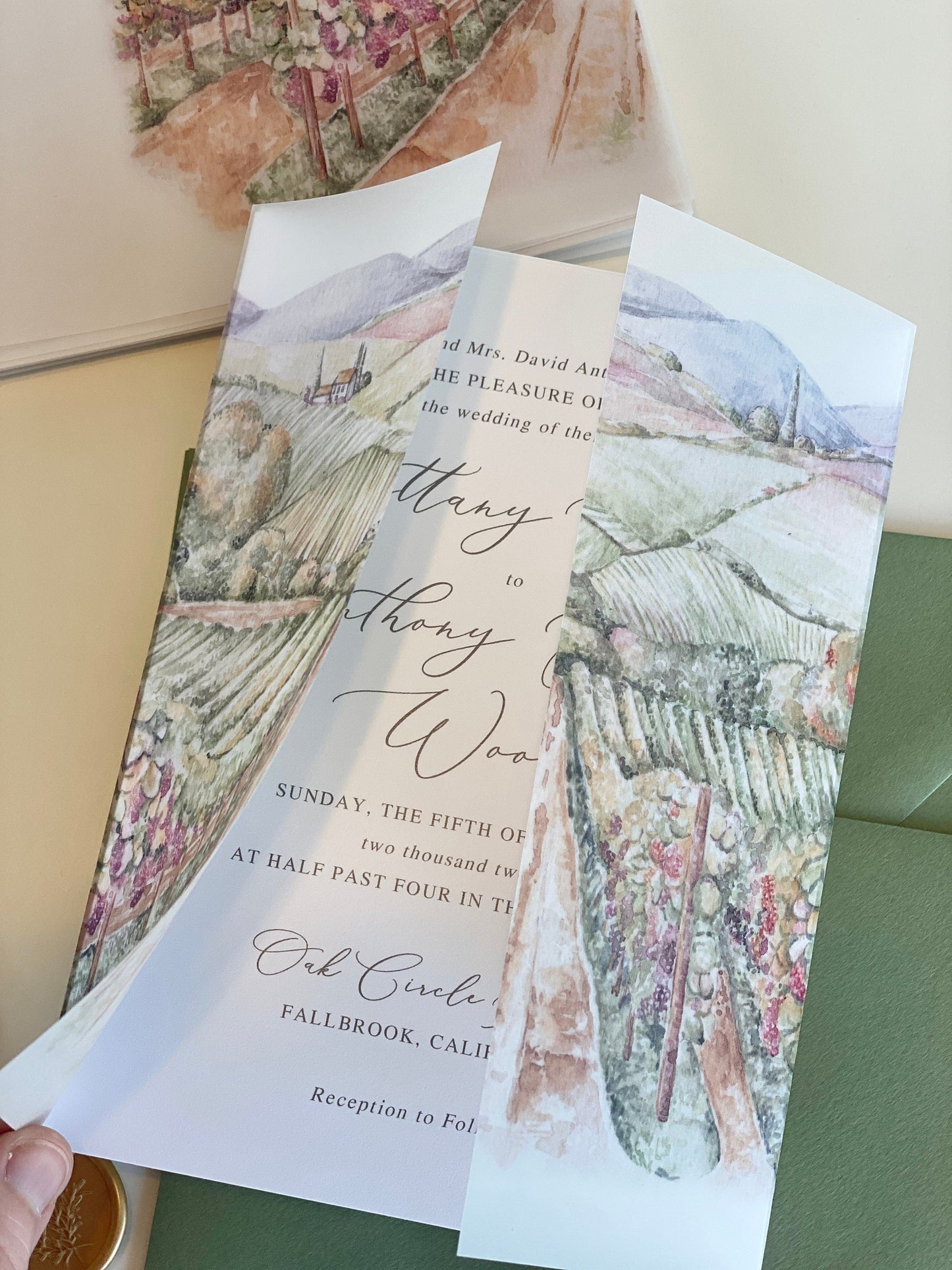 Vineyard Vellum Wrap