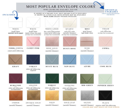 Evergreen Vellum Wrap + Matching Envelope