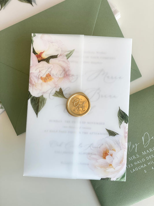 Peony Vellum Wrap