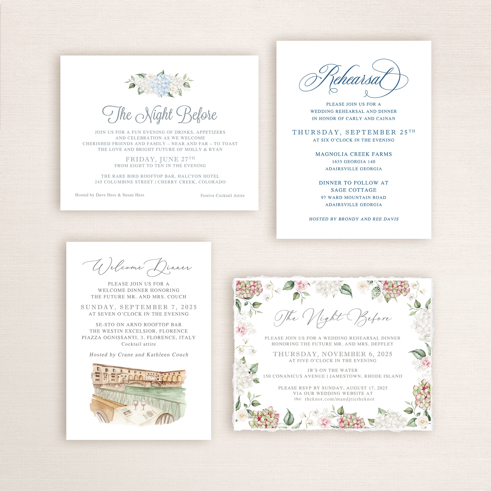 Program Welcome Insert Welcome & Rehearsal Inserts – HALOdesignsSHOP